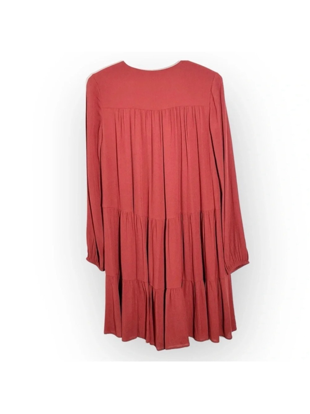 New Wilfred by Aritzia Barossa Dress in Carmine Red size XS - Picture 3 of 6